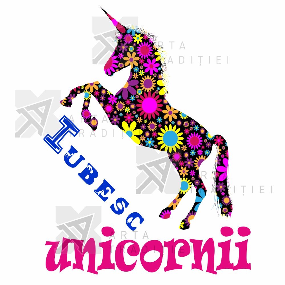 tricou body copil bebe print personalizat unicorn