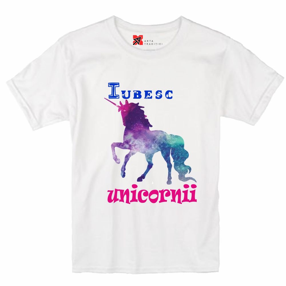 tricou body copil unicorn print personalizat