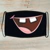 Mască antibacteriană FASHION personalizată „Smile cartoon”